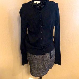 Anne Taylor business casual skirt and sweater.